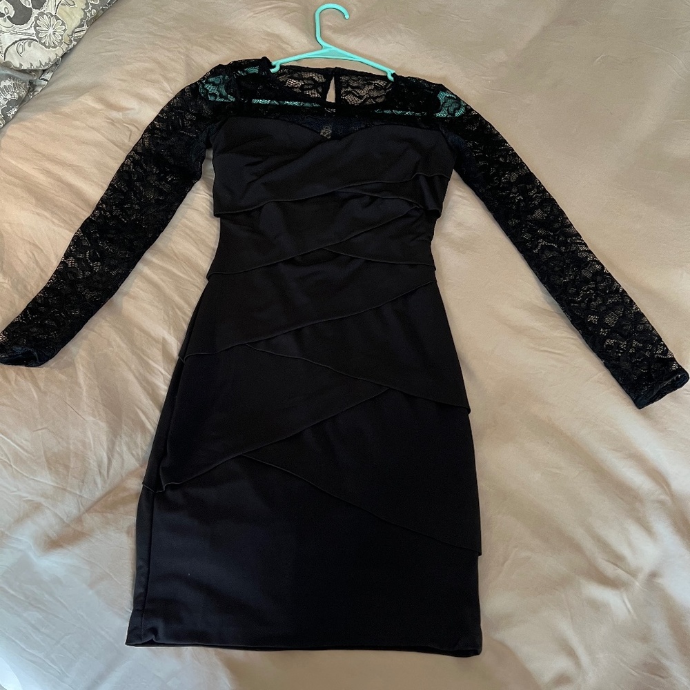 Slimming black dress